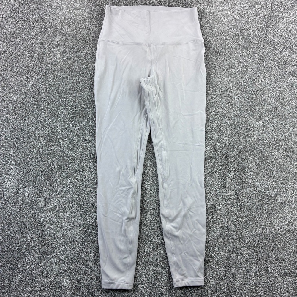 Lululemon Align Pants Women's 8 Gray High Rise Athletic Leggings LW5CTIS